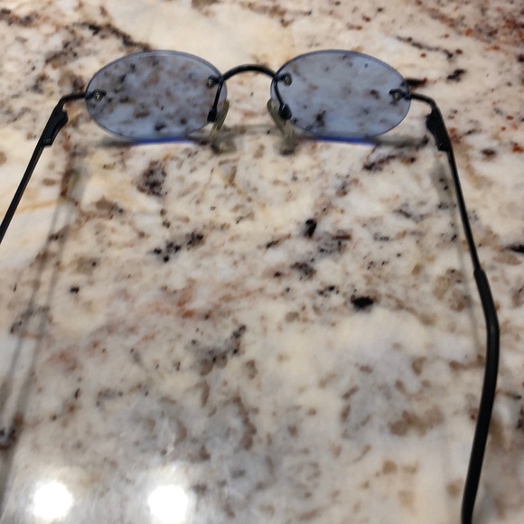 Blue spectacles sunglasses throwback - Picture 3 of 5